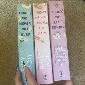 Bloom Lucy Score Book Trio - Blue, Pink, Purple